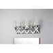 Epsilon 3 Light 24 inch PC Bath Light Wall Light in Polished Chrome